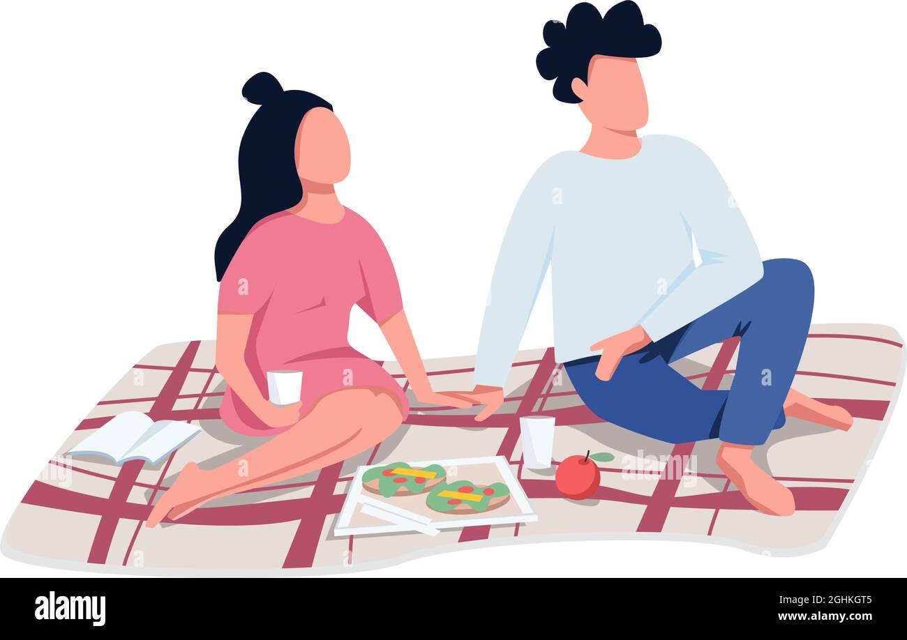 romantic picnic clip art