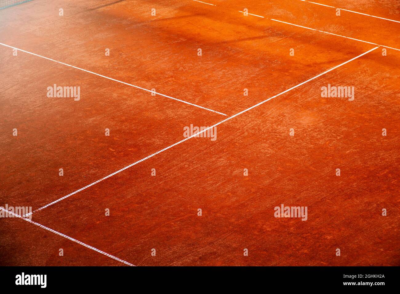 Clay Tennis Court Lines detail Stock Photo Alamy Clay Tennis Court Lines detail Stock Photo Alamy