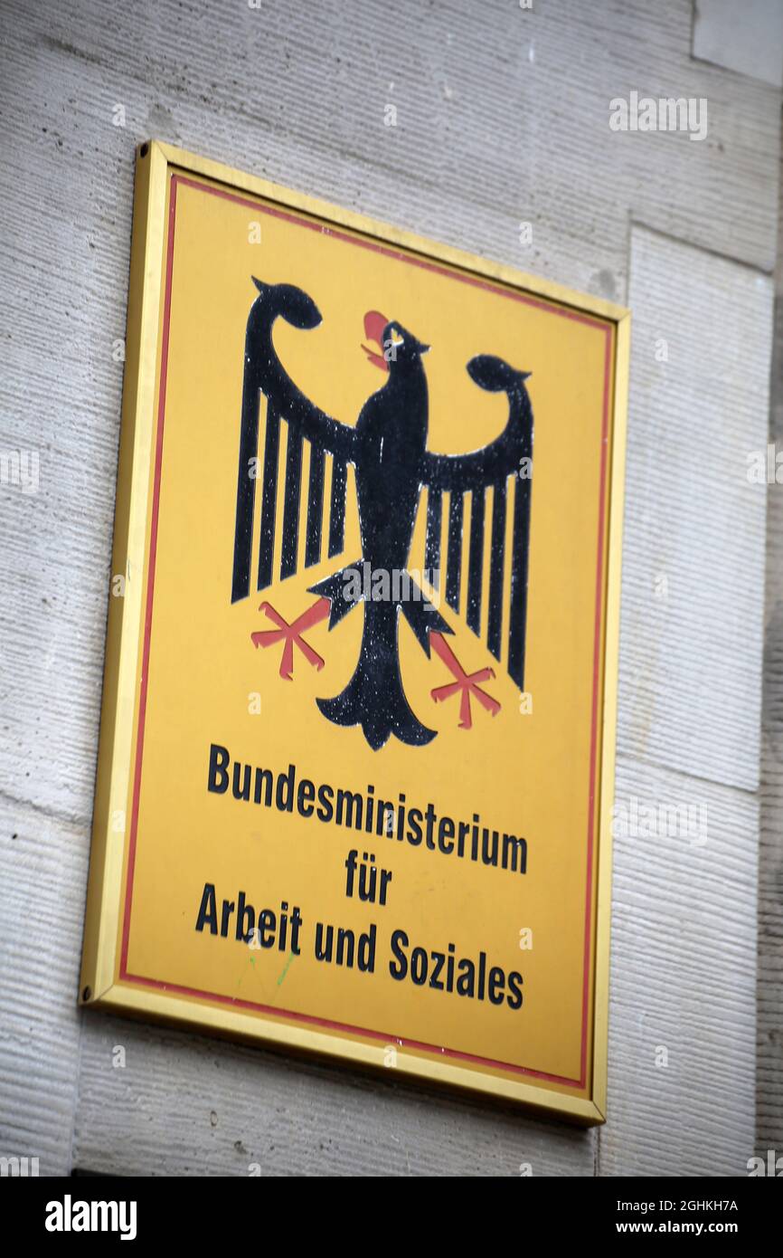 Federal Ministry of Labour and Social Affairs (Arbeit und Soziales), Berlin Stock Photo