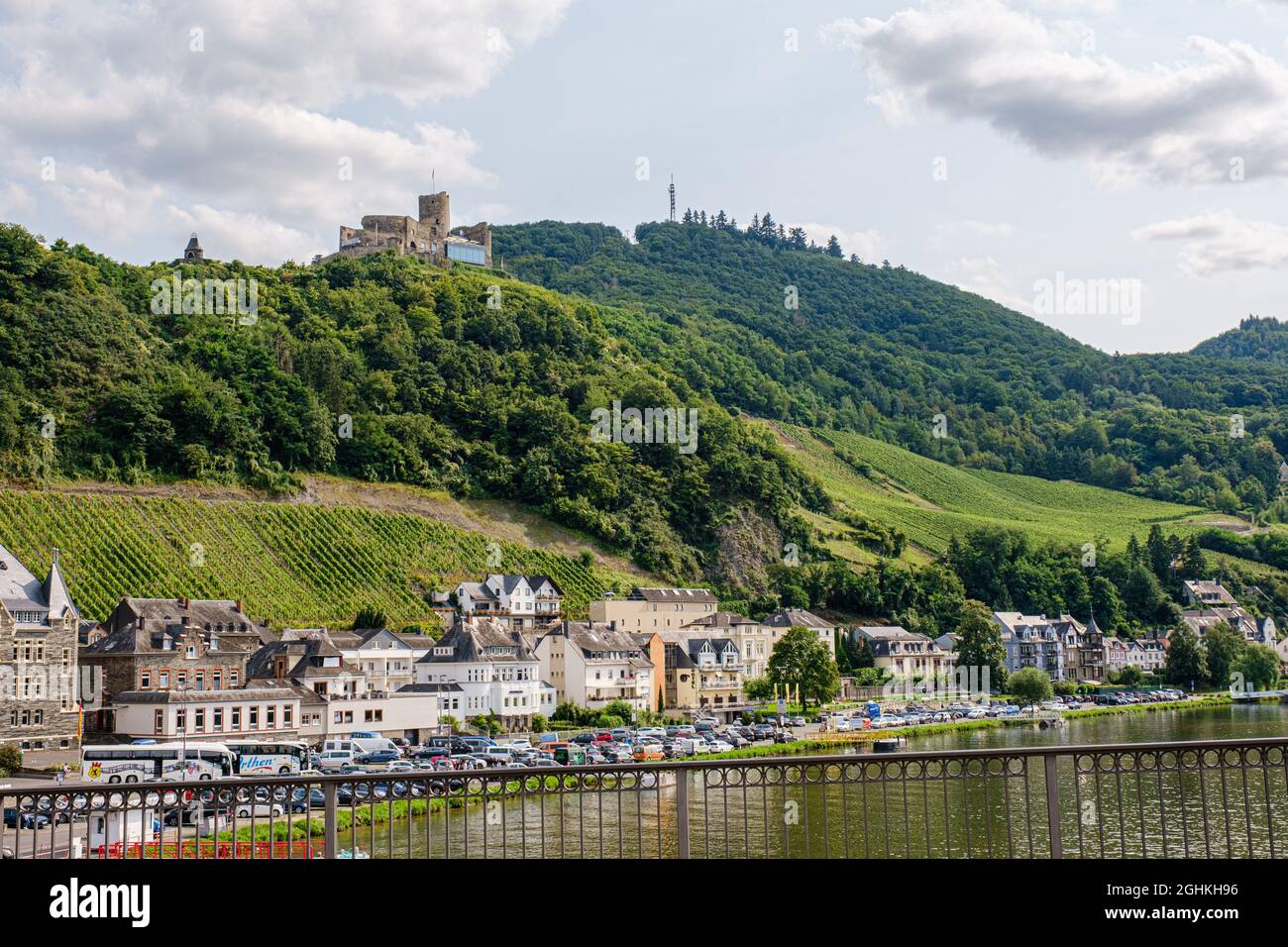 Bernkastel-Kues is a town on the Middle Moselle Stock Photo