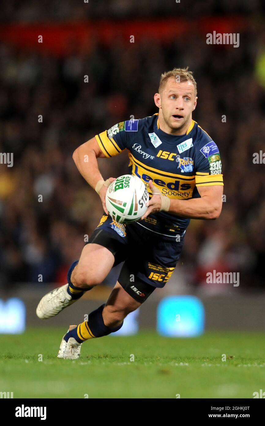 File photo dated 06/20/12 of Rob Burrow playing for the Leeds Rhinos.  Ex-rugby league player Rob Burrow has begun spearheading a ??5 million  charity appeal to build a new motor neurone disease (