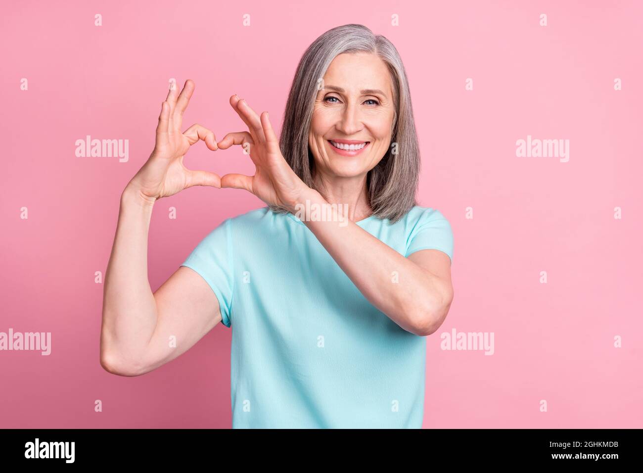 Photo cheerful flirty lady hi-res stock photography and images - Alamy