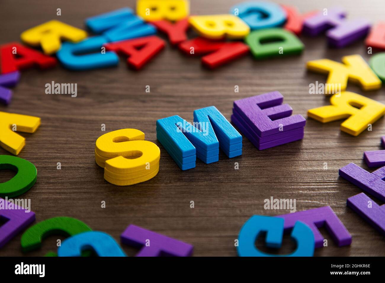 SME Small and Medium-sized Enterprises Concept. SME Small and Medium-sized Enterprises Concept. Business model. Key to success. Stock Photo