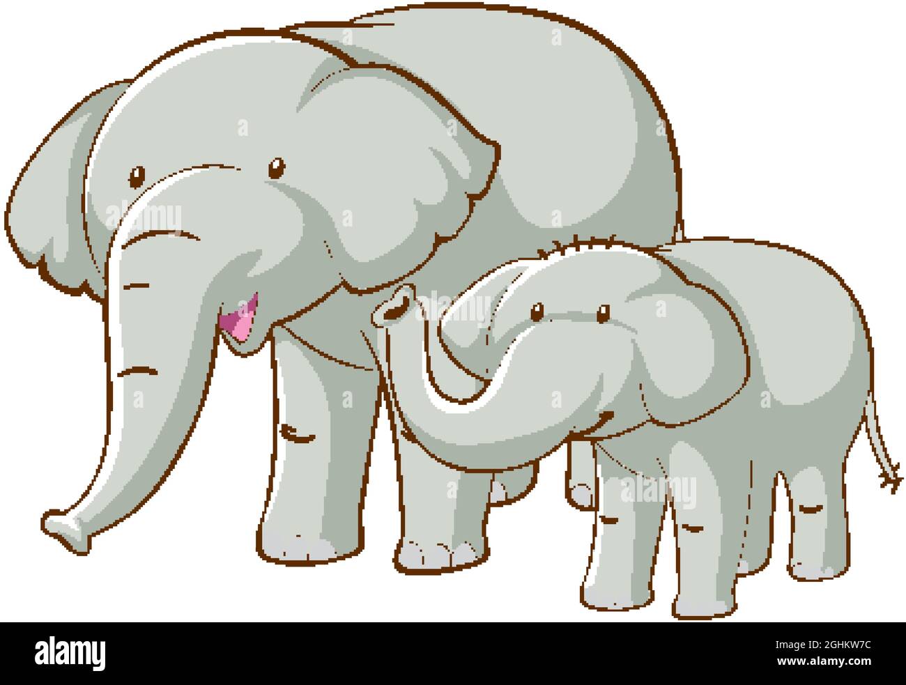 Fat newborn baby Stock Vector Images - Alamy