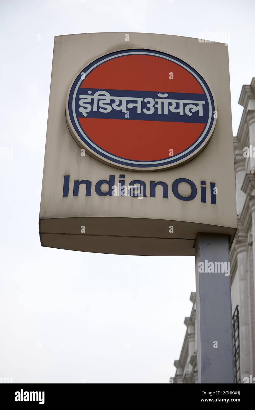 View of a signboard of the Indian Oil Company Stock Photo - Alamy