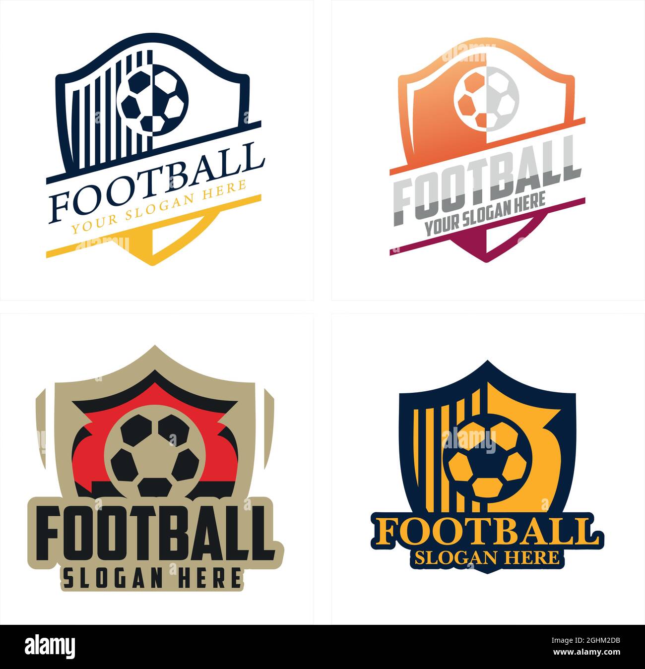Football club badge logo design Stock Vector Image & Art - Alamy