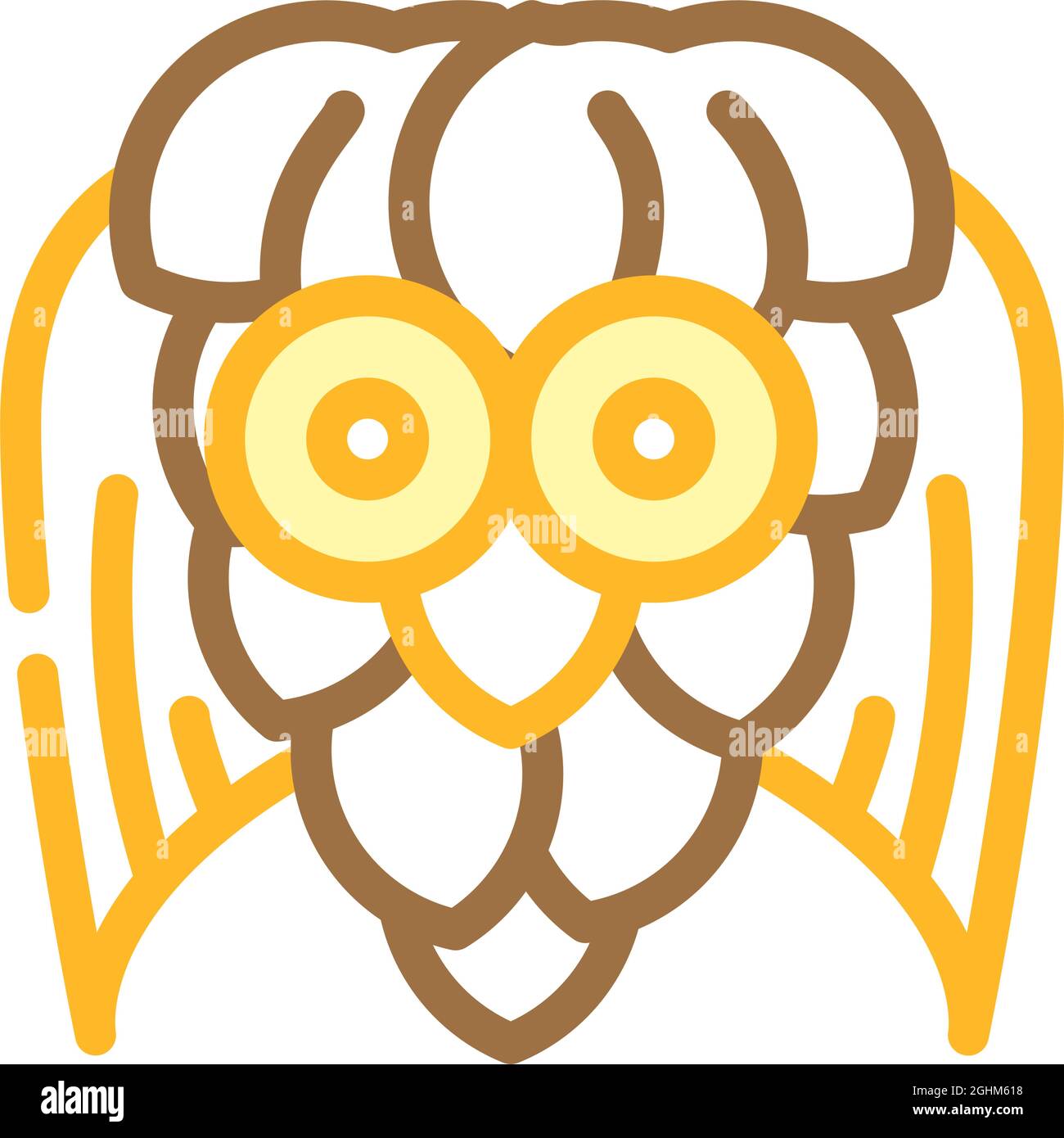 cone toy color icon vector illustration Stock Vector Image & Art Alamy