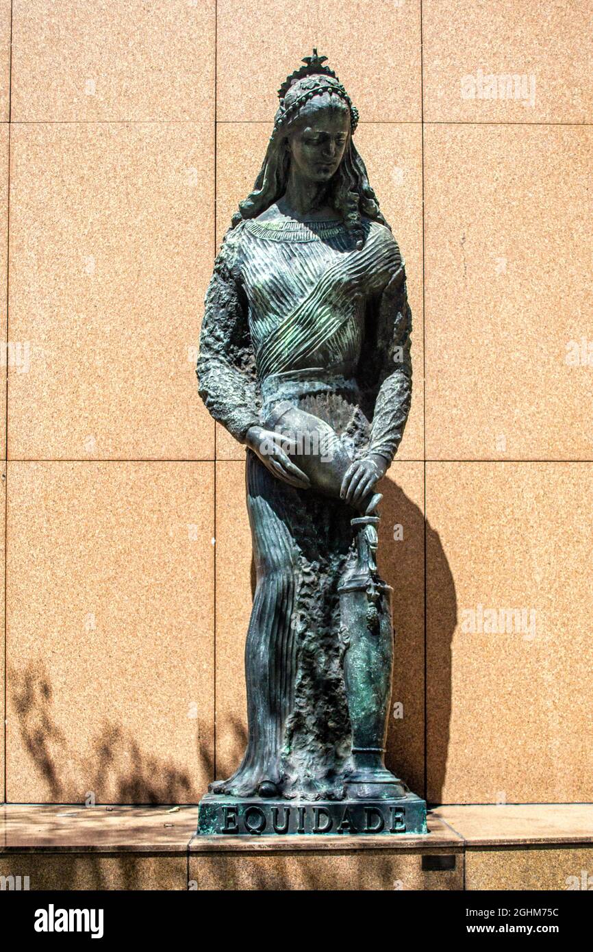 Statue representing Equality in Rio de Janeiro Brazil Stock Photo Alamy