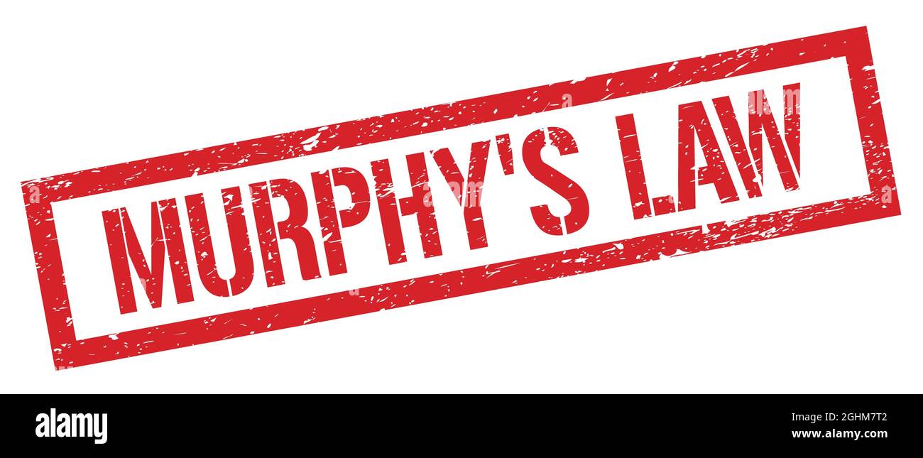 Murphys law text Cut Out Stock Images & Pictures - Alamy