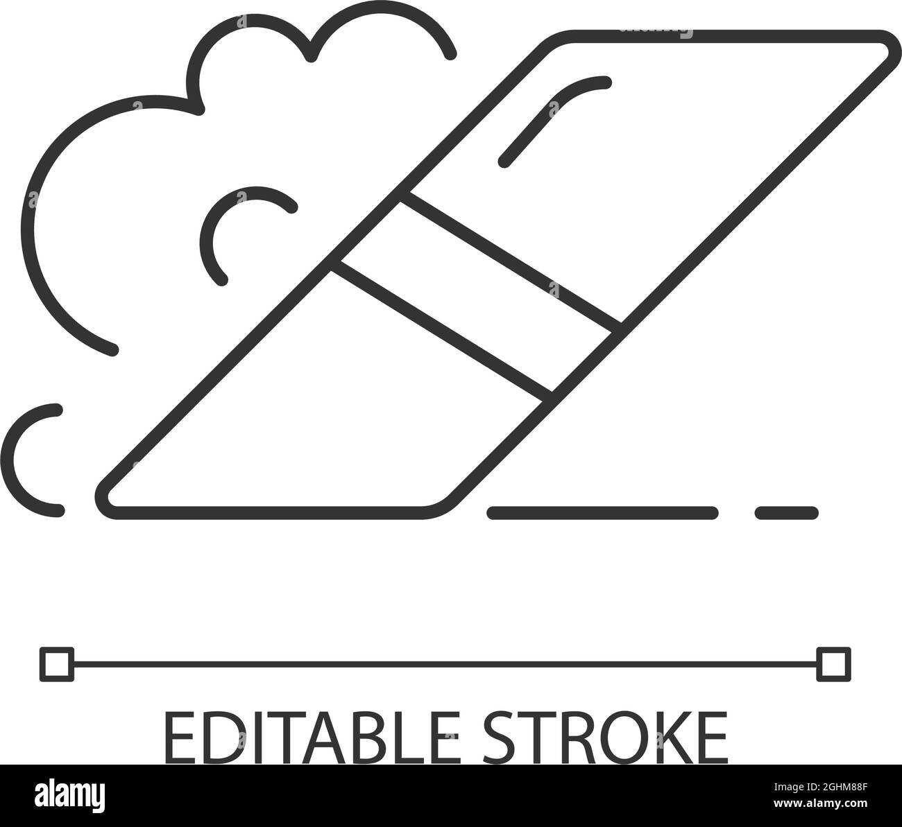 Eraser linear icon Stock Vector Image & Art - Alamy