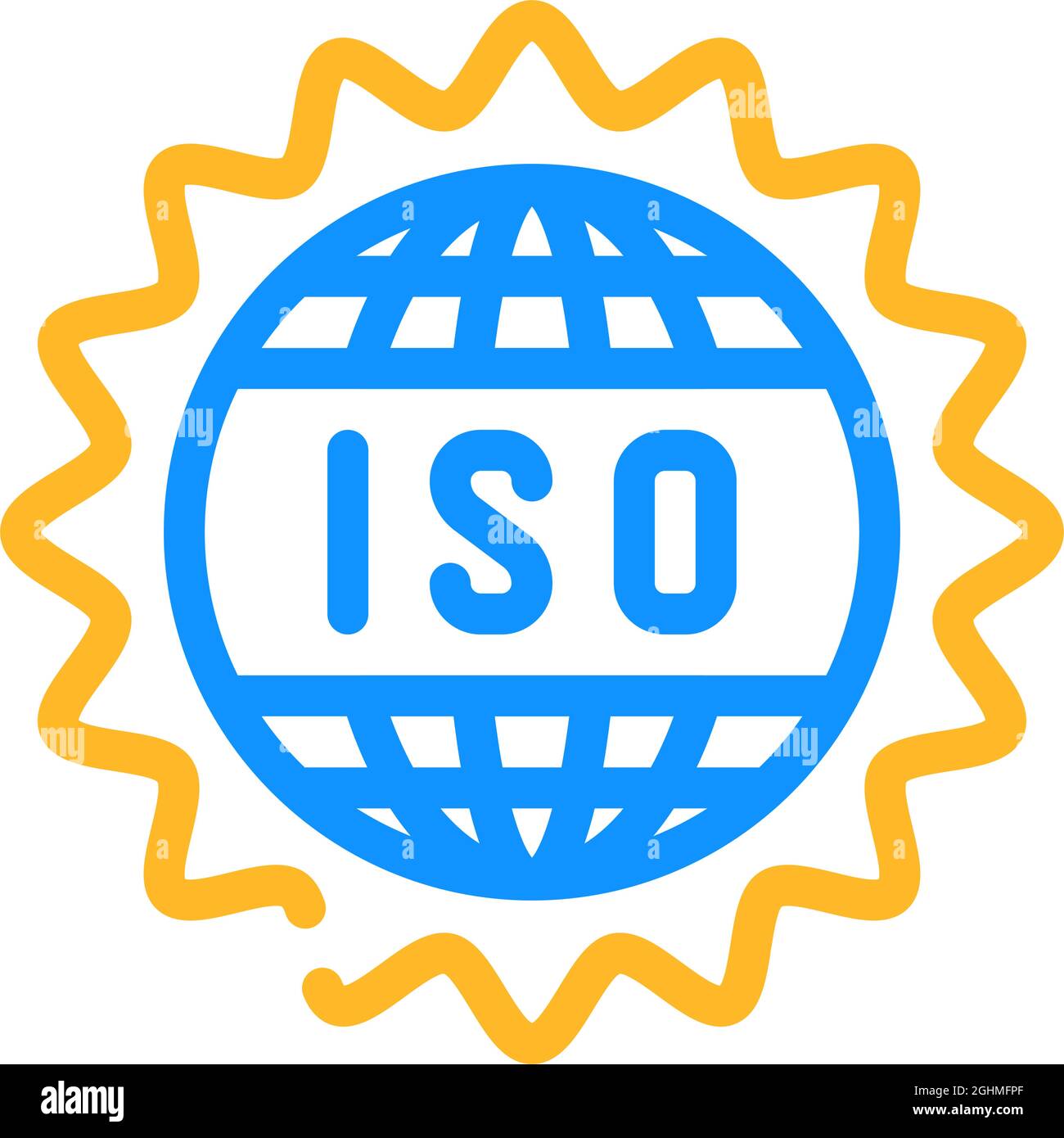 iso standard color icon vector illustration Stock Vector Image & Art Alamy