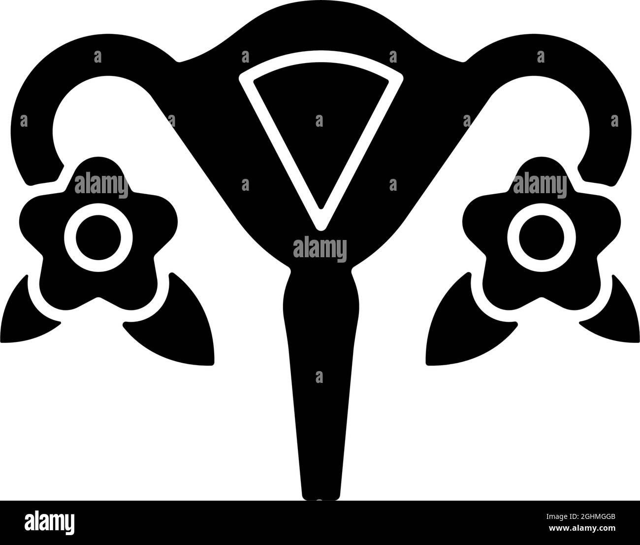 Modern femininity black glyph icon Stock Vector Image & Art - Alamy