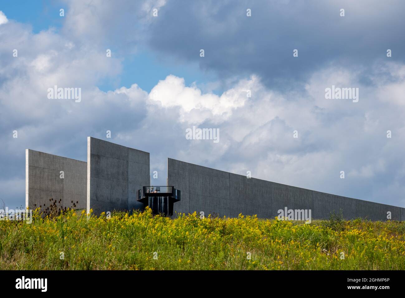 Shanksville, PA Sept. 6, 2021 Viewing platform at the Flight 93