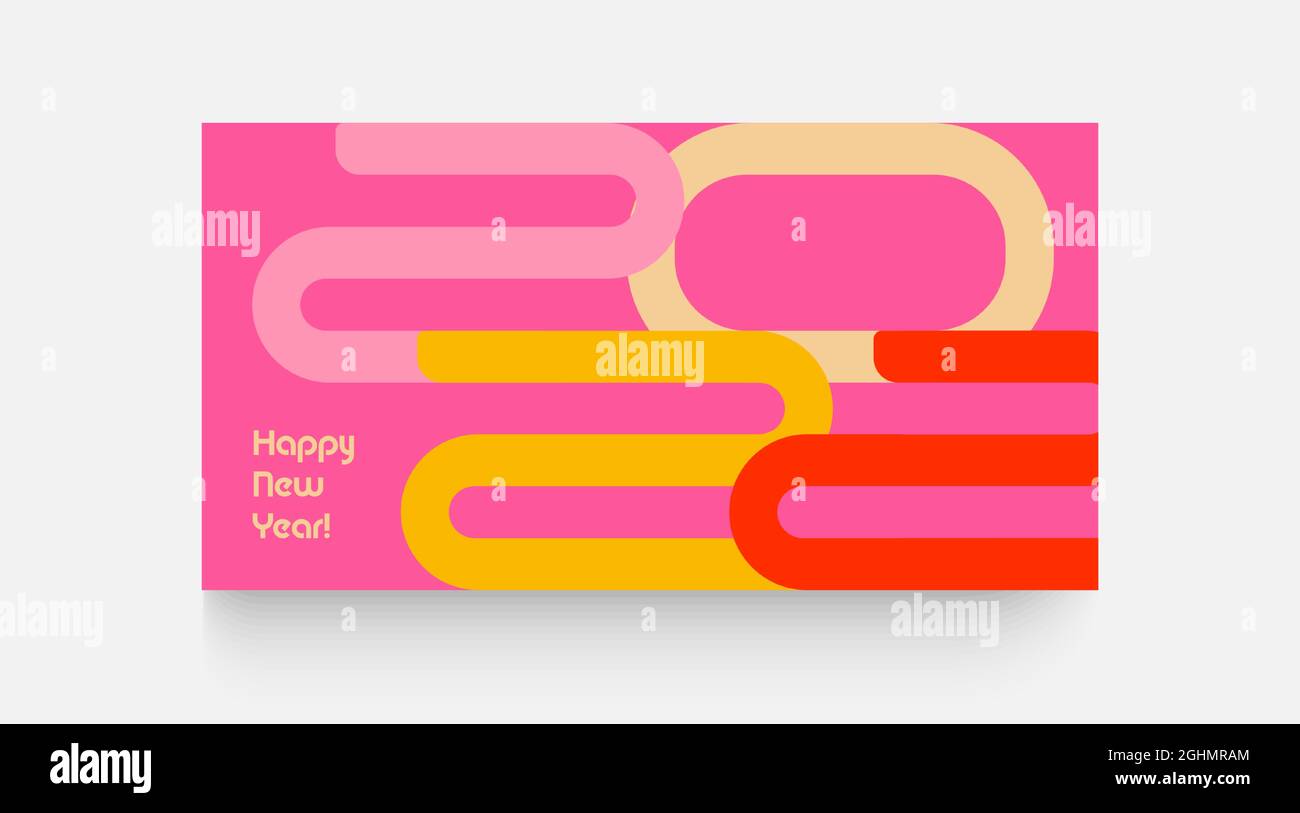 Foe Christmas Event 2022 Happy New Year 2022 Modern Greeting Poster With Bauhaus Typographic, Art  Creative Numbers For Christmas Event And Festive, New Year Congratulations  Stock Vector Image & Art - Alamy