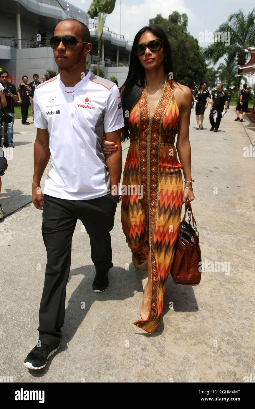 Girlfriend of mercedes lewis hamilton hi-res stock photography and images -  Alamy
