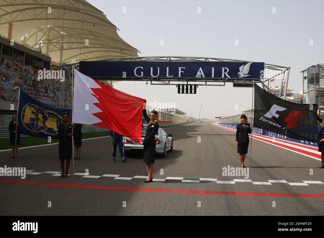 Bahrain Racing Grid atmosphere - Formula 1 World Championship, Rd 4, Bahrain Grand Prix ...