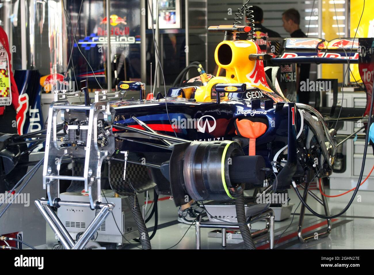 Red Bull Racing Technical detail 22.07.2012. Formula 1 World Championship, Rd 10, German Grand Prix, Hockenheim, Germany, Race Day  Stock Photo
