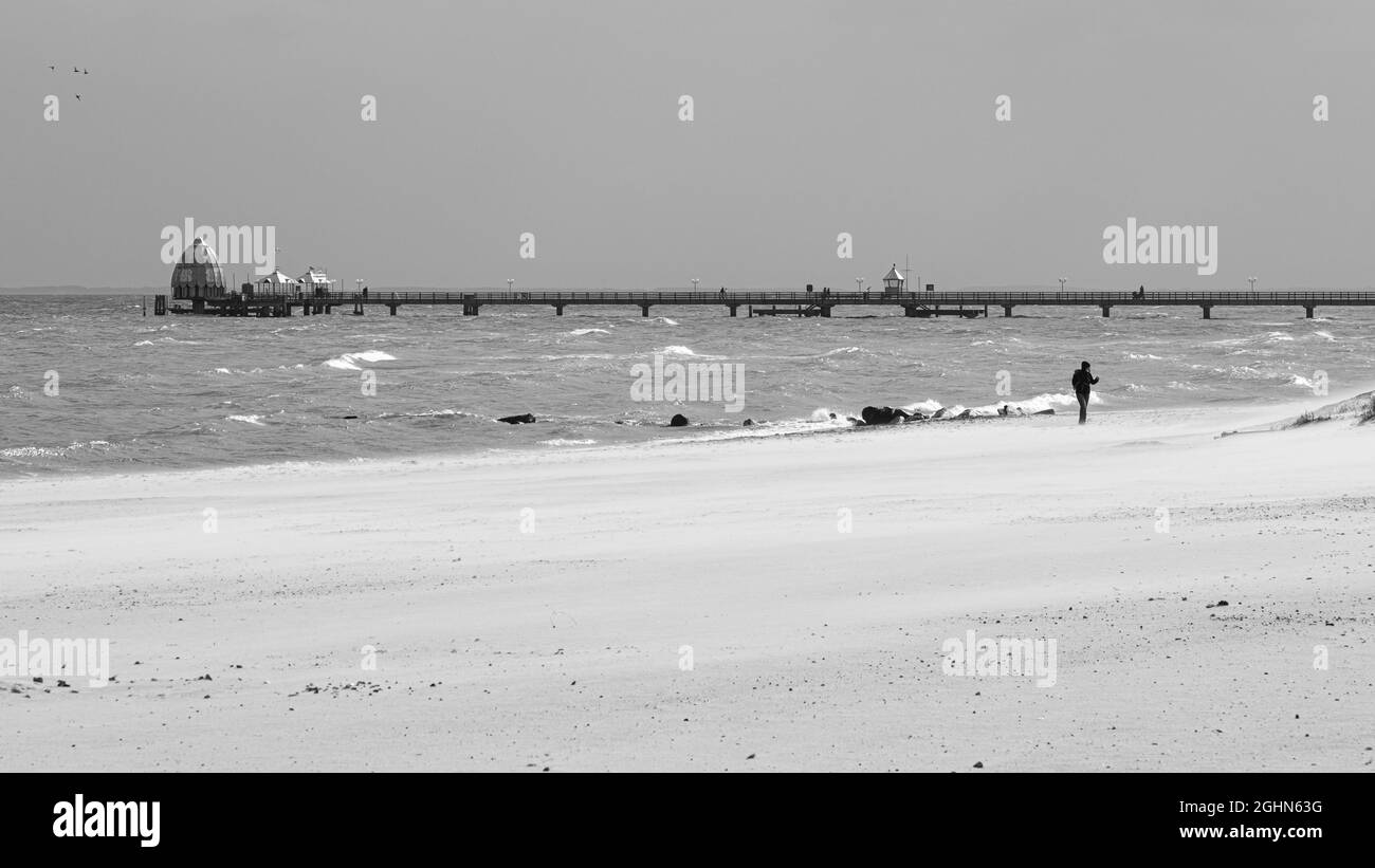 Landscape, this is a seafront from Grömitz in Germany Stock Photo