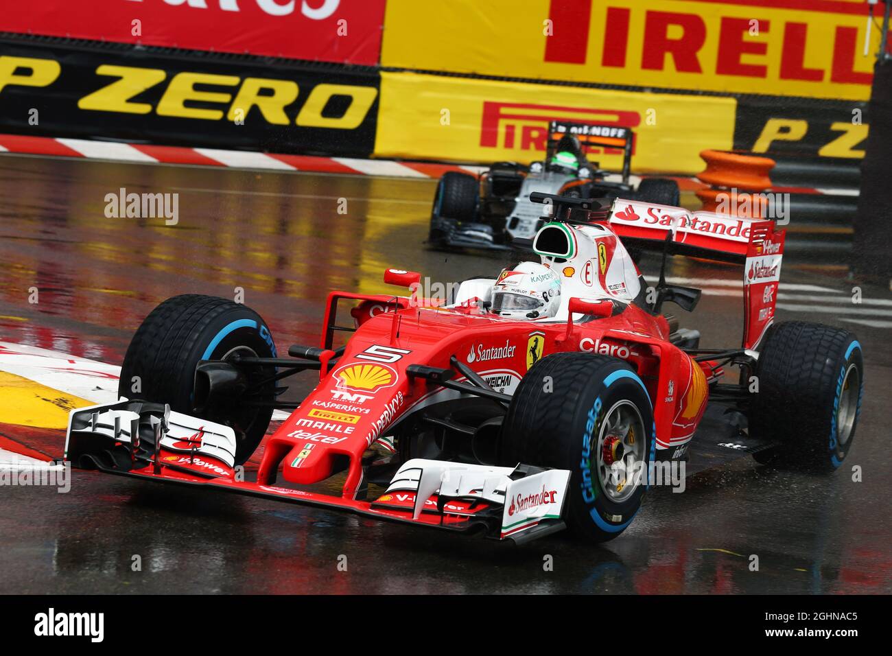 Sebastian Vettel (GER) Ferrari SF16-H. 29.05.2015. Formula 1 World  Championship, Rd 6, Monaco Grand Prix, Monte Carlo, Monaco, Race Day. Photo  credit should read: XPB/Press Association Images Stock Photo - Alamy