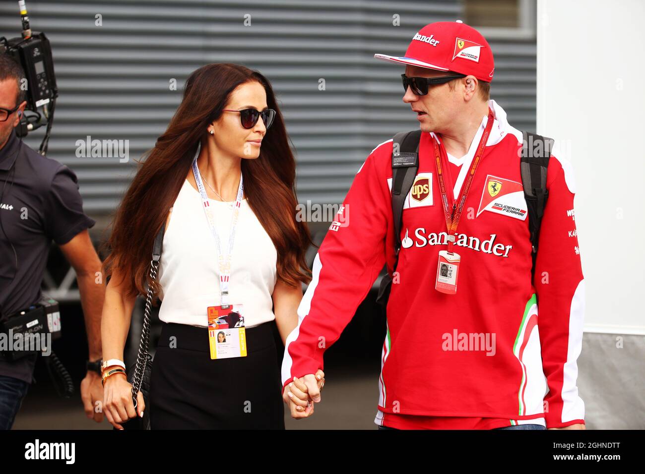 Kimi Raikkonen FIN Ferrari With His Wife Minttu Virtanen FIN 01 07 kimi-raikkonen-fin-ferrari-with-his-wife-minttu-virtanen-fin-01-07