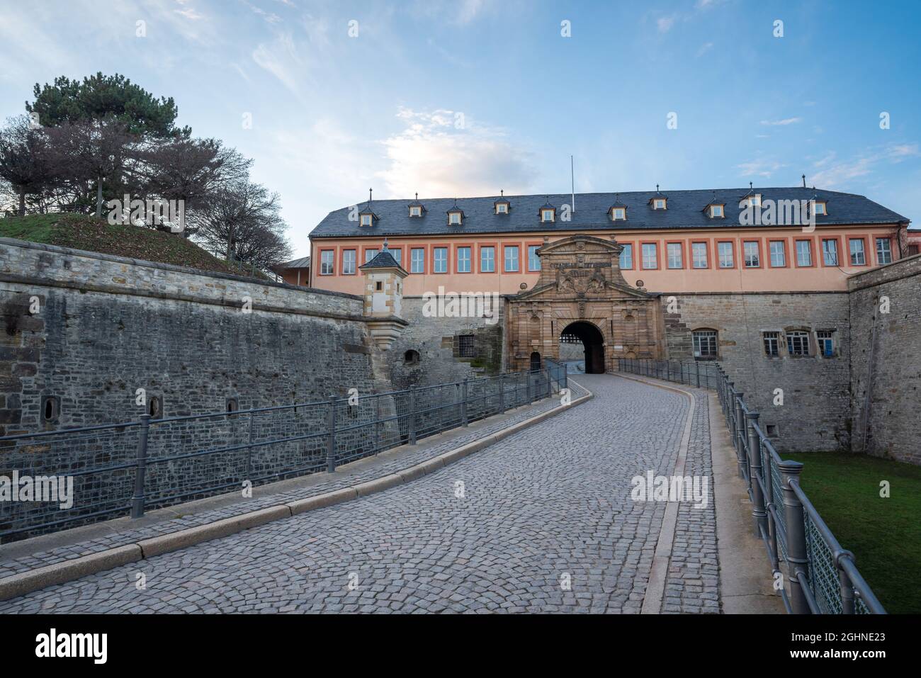 Petersberg Citadel Main Gate - Erfurt, Thuringia, Germany Stock Photo