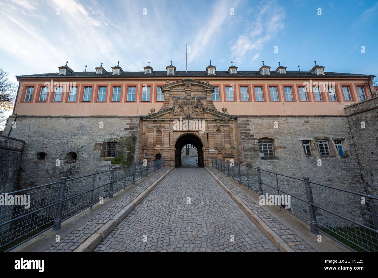 Petersberg Citadel Main Gate Erfurt, Thuringia, Germany Stock Photo