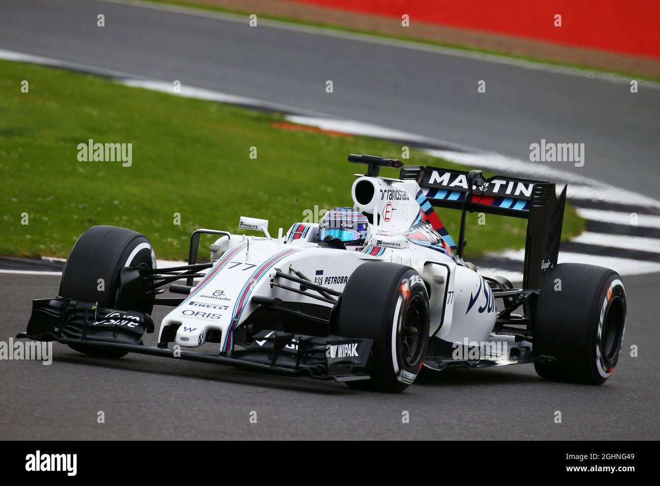 Valtteri Bottas (FIN) Williams FW38.  13.07.2016. Formula One In-Season Testing, Day Two, Silverstone, England. Wednesday.  Photo credit should read: XPB/Press Association Images. Stock Photo