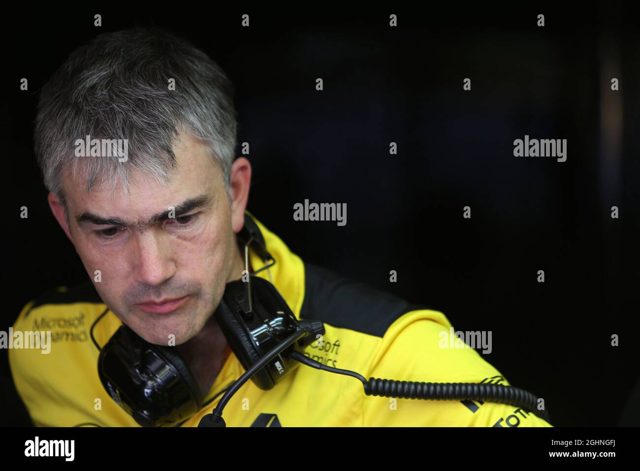 Nick Chester (GBR) Renault Sport F1 Team Chassis Technical Director.  22.07.2016. Formula 1 World Championship, Rd 11, Hungarian Grand Prix, Budapest, Hungary, Practice Day.  Photo credit should read: XPB/Press Association Images. Stock Photo