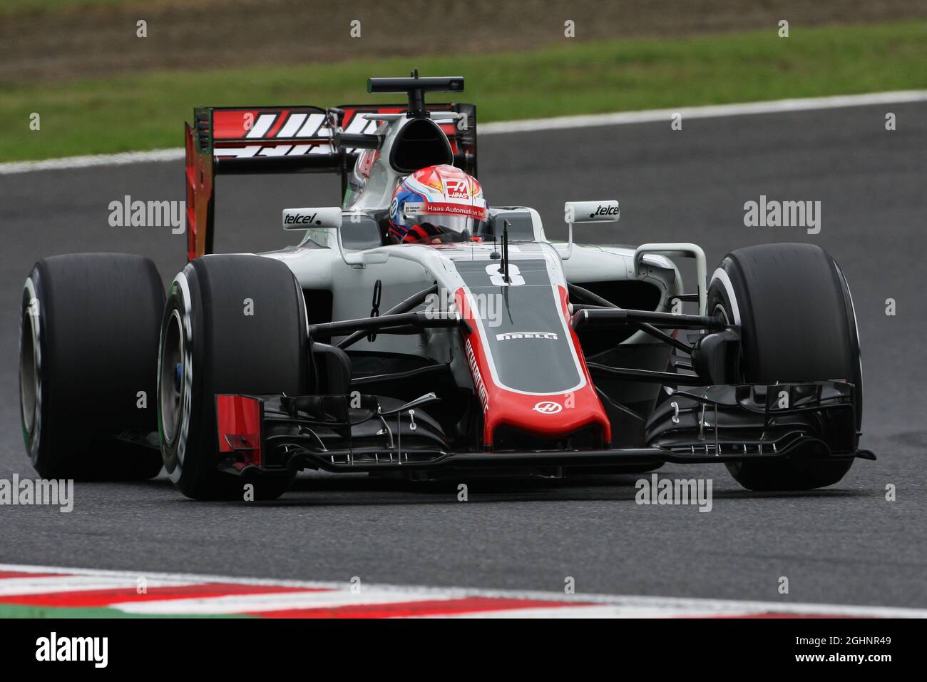 Romain Grosjean Fra Haas F1 Team Vf 16 08 10 16 Formula 1 World Championship Rd 17 Japanese Grand Prix Suzuka Japan Qualifying Day Photo Credit Should Read Xpb Press Association Images Stock Photo Alamy