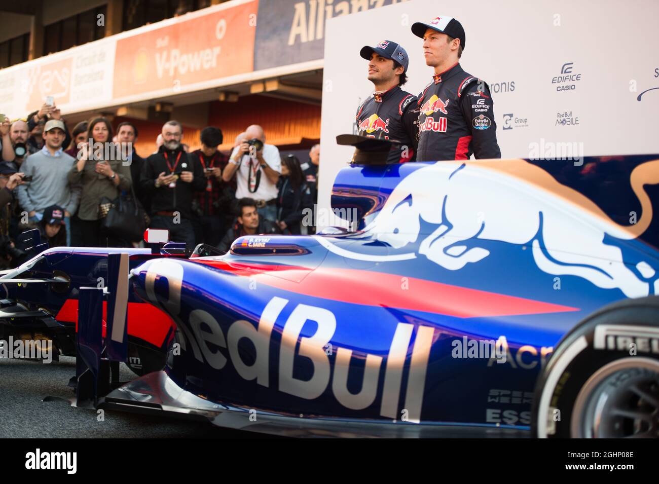 Scuderia toro rosso team mate carlos sainz jr hi-res stock