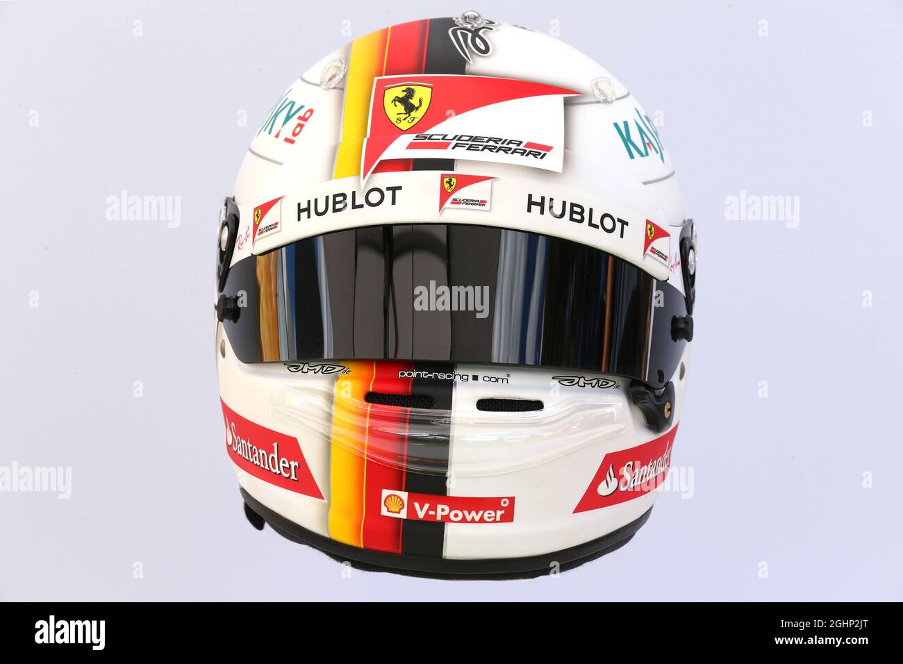 The helmet of Sebastian Vettel (GER) Ferrari. 23.03.2017. Formula 1 World  Championship, Rd 1, Australian Grand Prix, Albert Park, Melbourne,  Australia, Preparation Day. Photo credit should read: XPB/Press Association  Images Stock Photo - Alamy