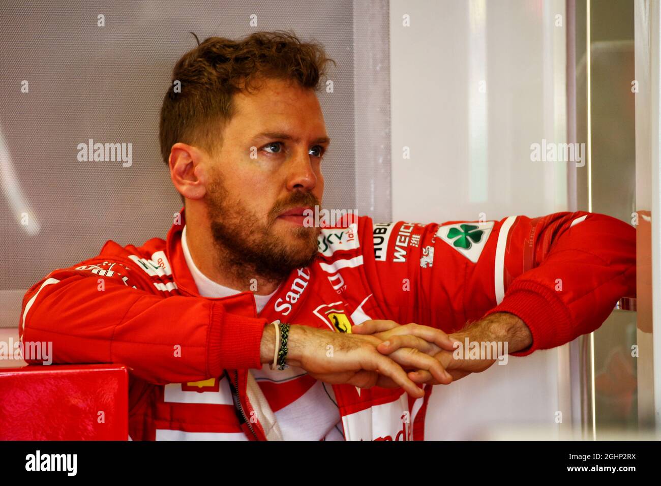 Sebastian Vettel (GER) Ferrari.  24.03.2017. Formula 1 World Championship, Rd 1, Australian Grand Prix, Albert Park, Melbourne, Australia, Practice Day.  Photo credit should read: XPB/Press Association Images. Stock Photo