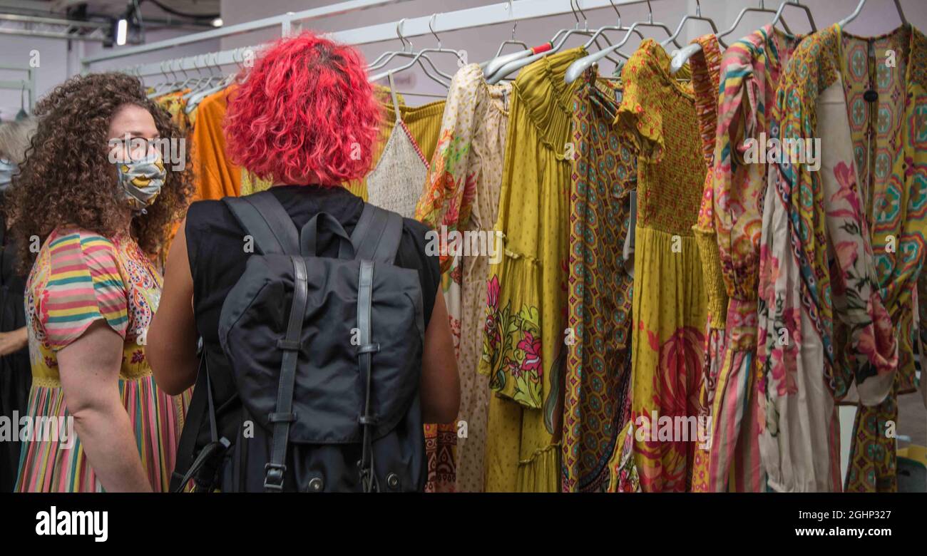 London UK 07 September -2021This September, Pure London took place with Scoop, the other London based event in the fashion portfolio, curated by the founder and managing director Karen Radley. Pure and Scoop  united for an exciting buying experience with over 150 designers Paul Quezada-Neiman/Alamy Live News Stock Photo