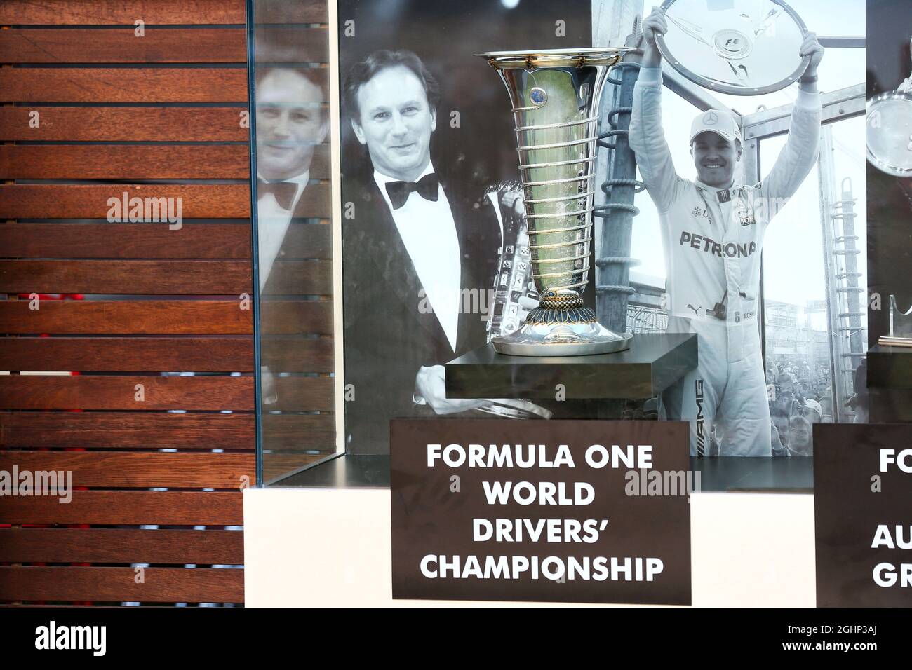 Formula 1 world championship trophy hi-res stock photography and