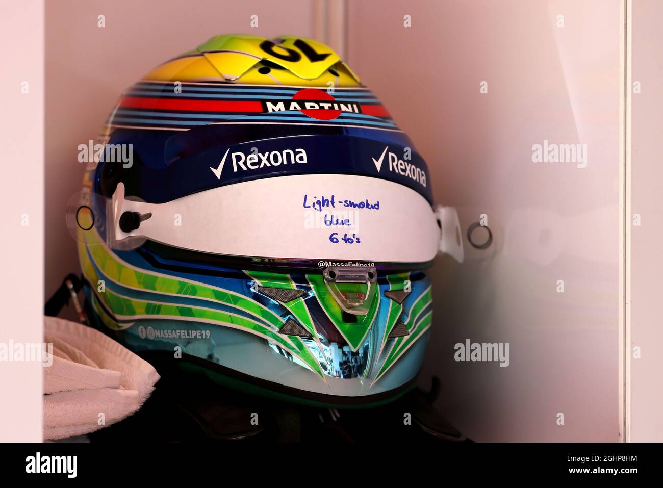 The helmet of felipe massa hi-res stock photography and images - Alamy