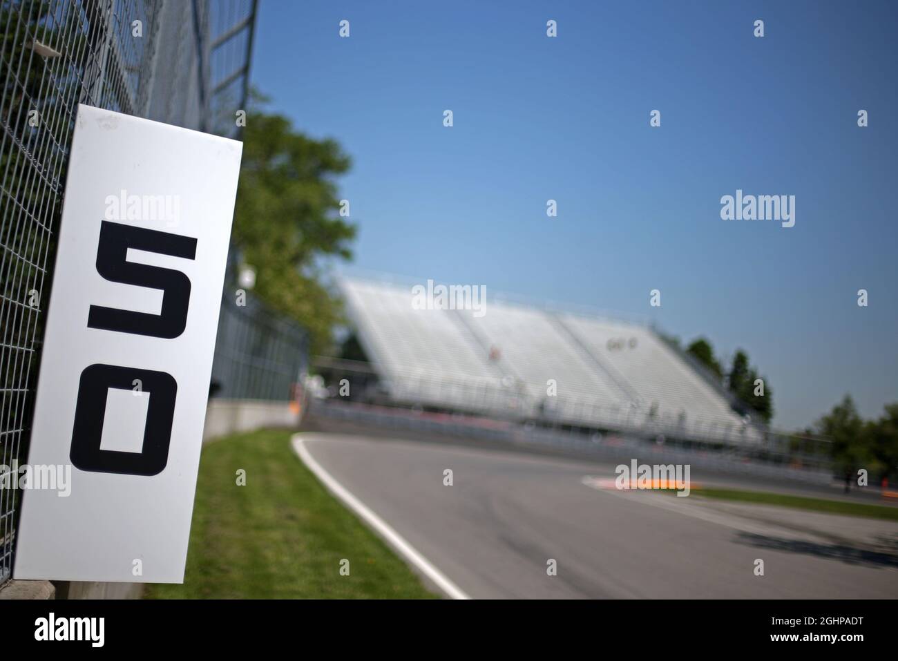 Circuit atmosphere 50 meter brake marker hires stock photography and