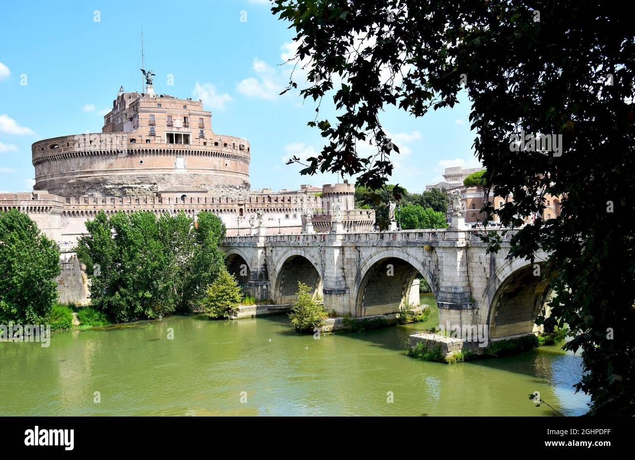 Castel Sant' Angelo in Rome, Italy Stock Photo
