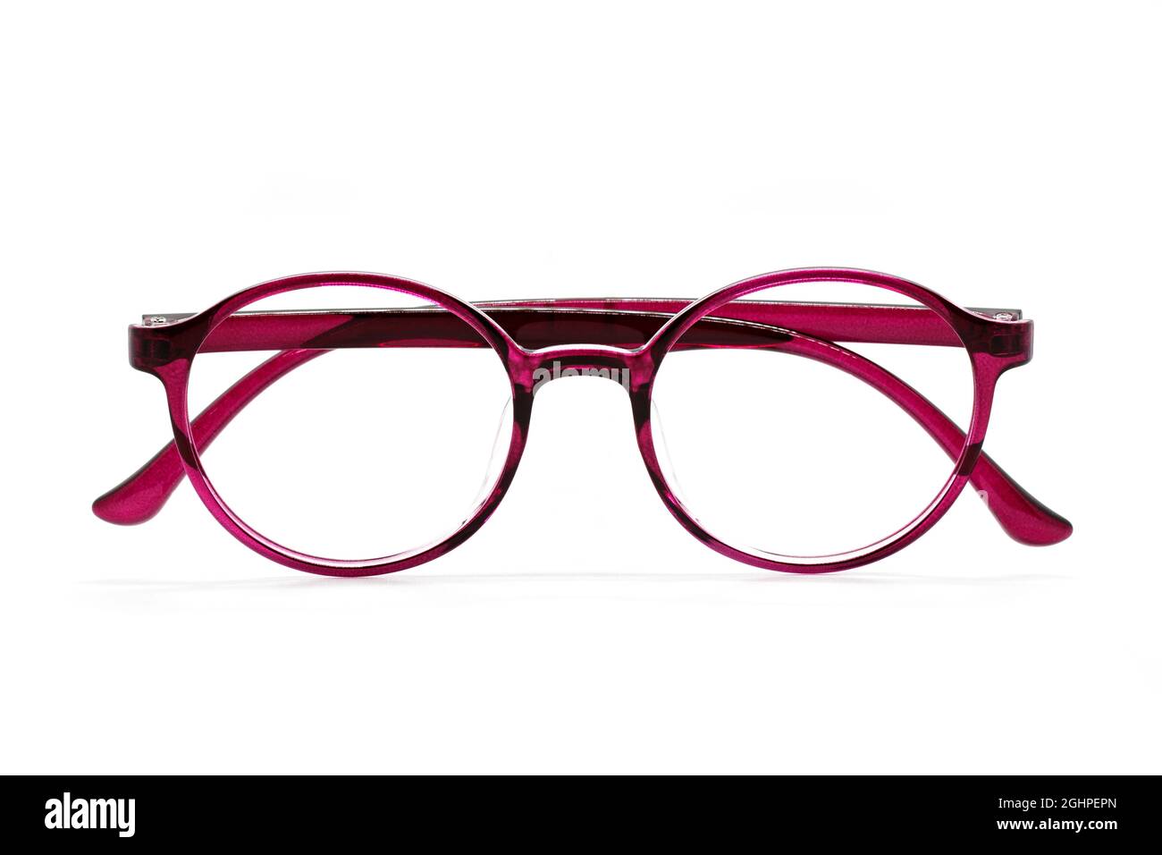 Image of modern fashionable spectacles isolated on white background,  Eyewear, Glasses Stock Photo - Alamy