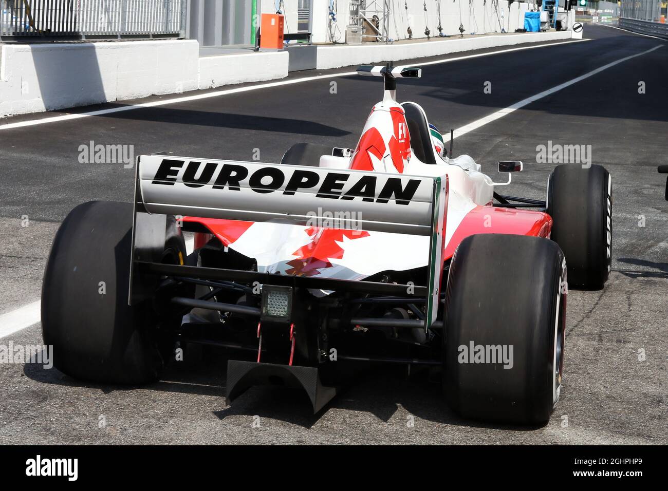 Ivan Capelli (ITA) in the Two-Seater F1 Experiences Racing Car.  31.08.2017. Formula 1 World Championship, Rd 13, Italian Grand Prix, Monza, Italy, Preparation Day.  Photo credit should read: XPB/Press Association Images. Stock Photo