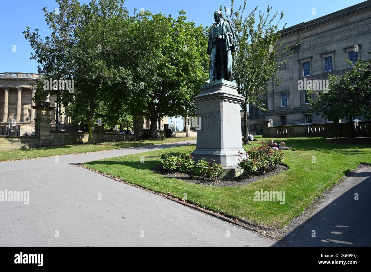 St John's Gardens in Liverpool Stock Photo Alamy