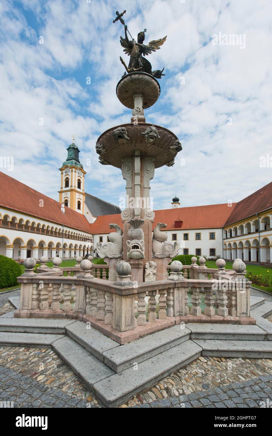 Augustinian Canons' Monastery Reichersberg, Reichersberg, Austria Stock Photo