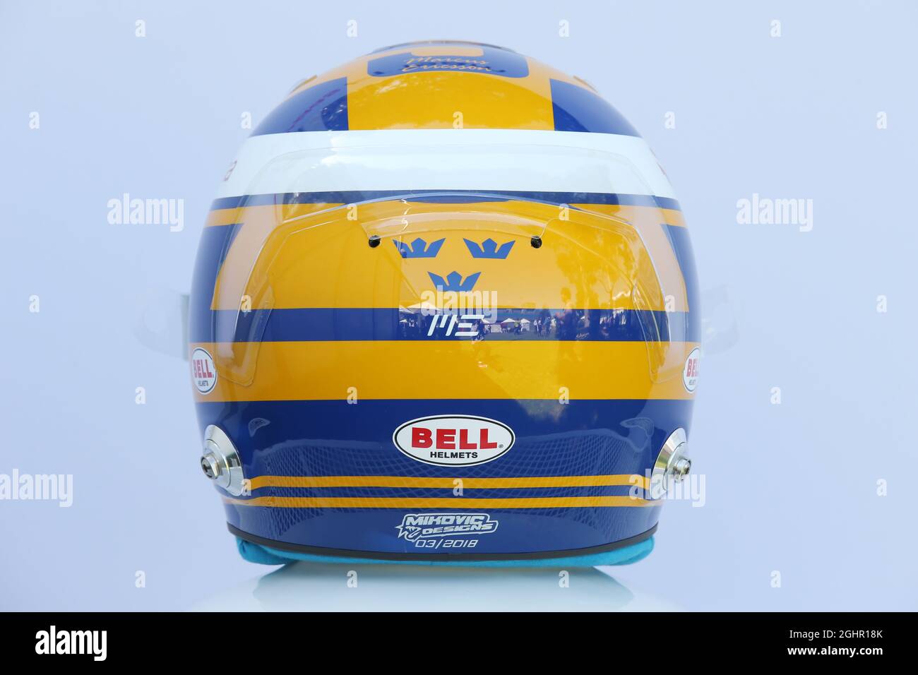 Visière Arai Utilisée En Course - Marcus Ericsson - Signée - F3 Nippon 2009 TOM'S