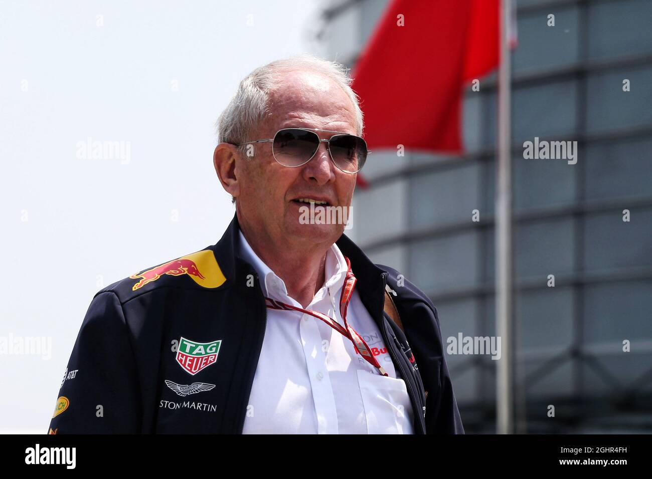 Dr Helmut Marko (AUT) Red Bull Motorsport Consultant.  15.04.2018. Formula 1 World Championship, Rd 3, Chinese Grand Prix, Shanghai, China, Race Day.  Photo credit should read: XPB/Press Association Images. Stock Photo