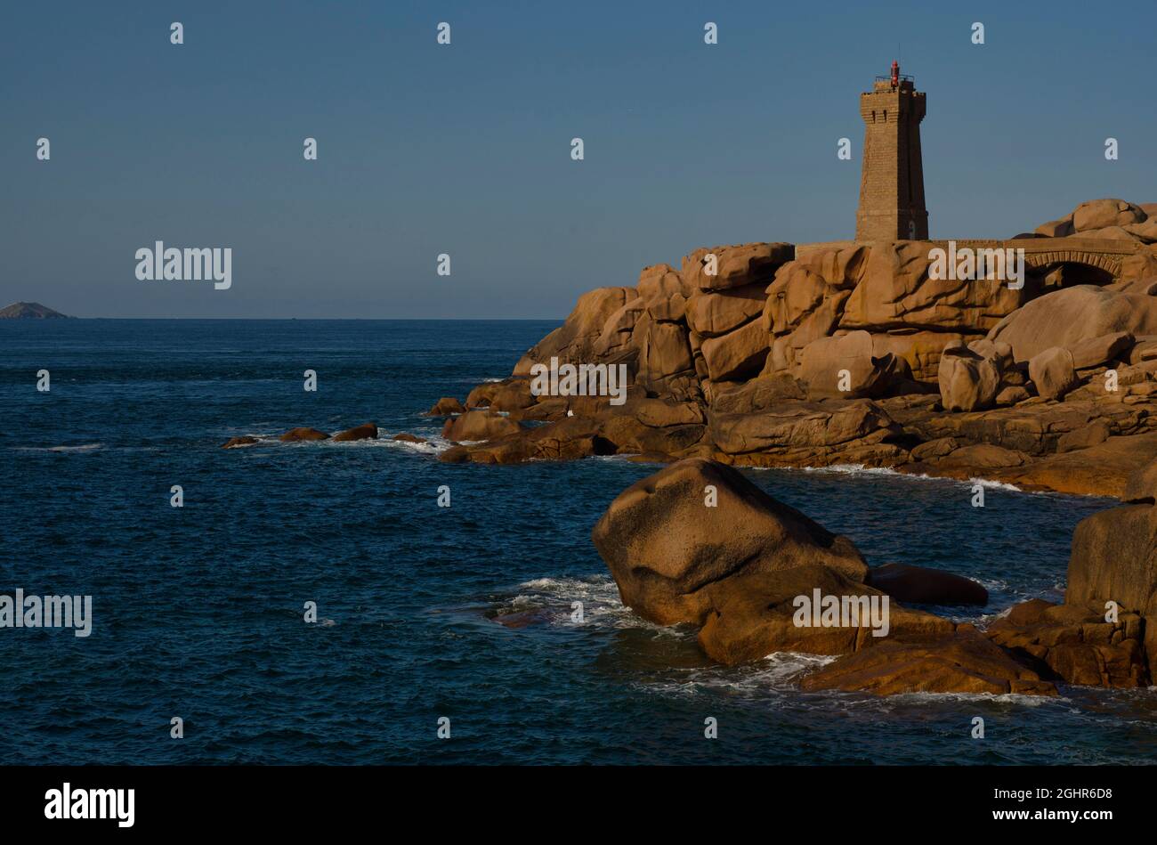 Phare de Ploumanac'h Lighthouse, Granite Rock, Ploumanac'h, Cote de ...