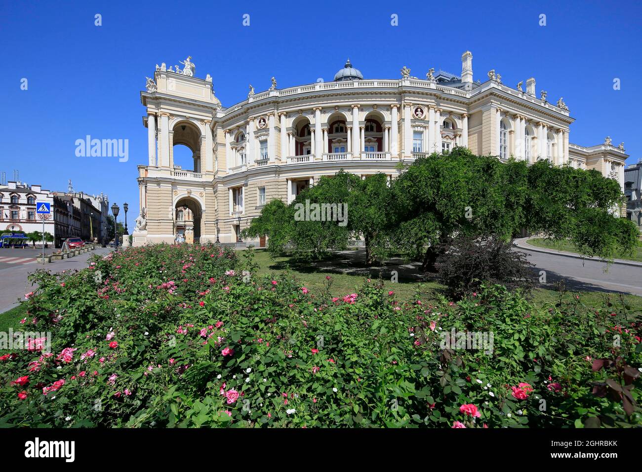 Opera House Odessa National Academic Theater of Opera and Ballet, Odessa, Ukraine Stock Photo