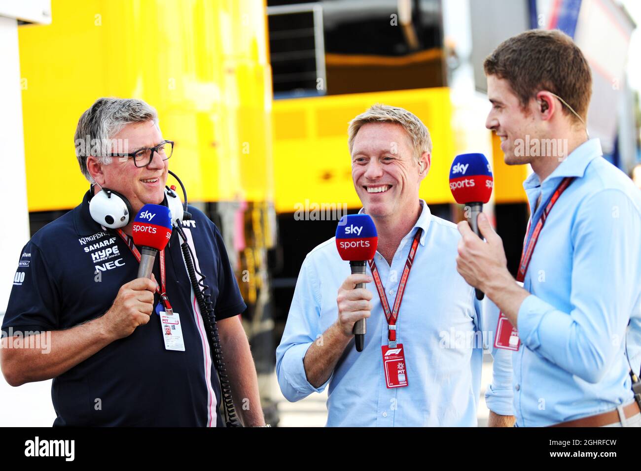 Sky sports f1 tv presenter hi-res stock photography and images