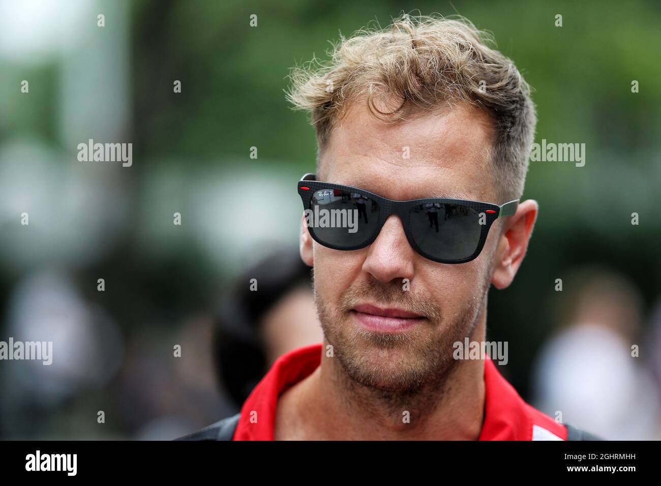 Sebastian Vettel (GER) Ferrari.  15.09.2018. Formula 1 World Championship, Rd 15, Singapore Grand Prix, Marina Bay Street Circuit, Singapore, Qualifying Day.  Photo credit should read: XPB/Press Association Images. Stock Photo