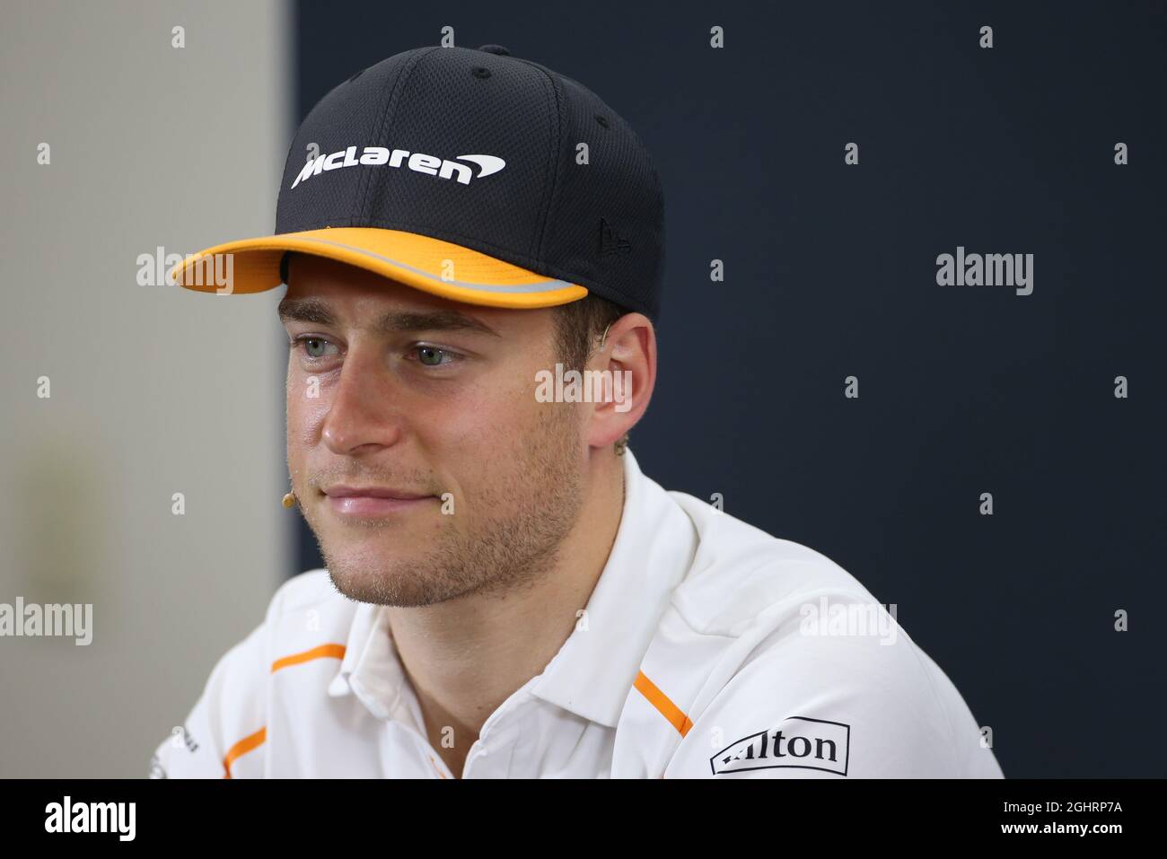 Stoffel Vandoorne (BEL) McLaren in the 