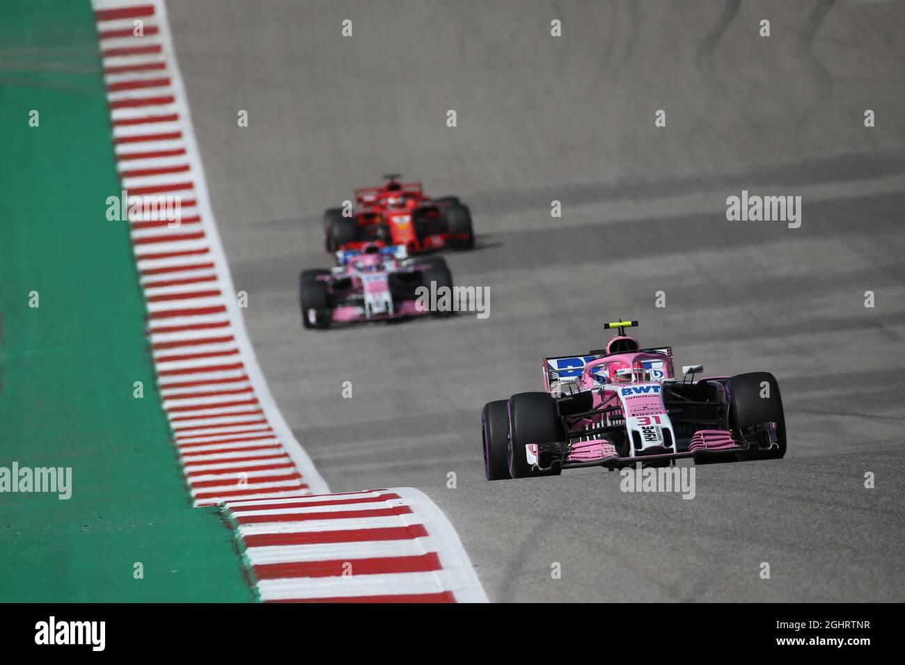 Esteban Ocon Fra Racing Point Force India F1 Vjm11 21 10 18 Formula 1 World Championship Rd 18 United States Grand Prix Austin Texas Usa Race Day Photo Credit Should Read Xpb Press Association Images