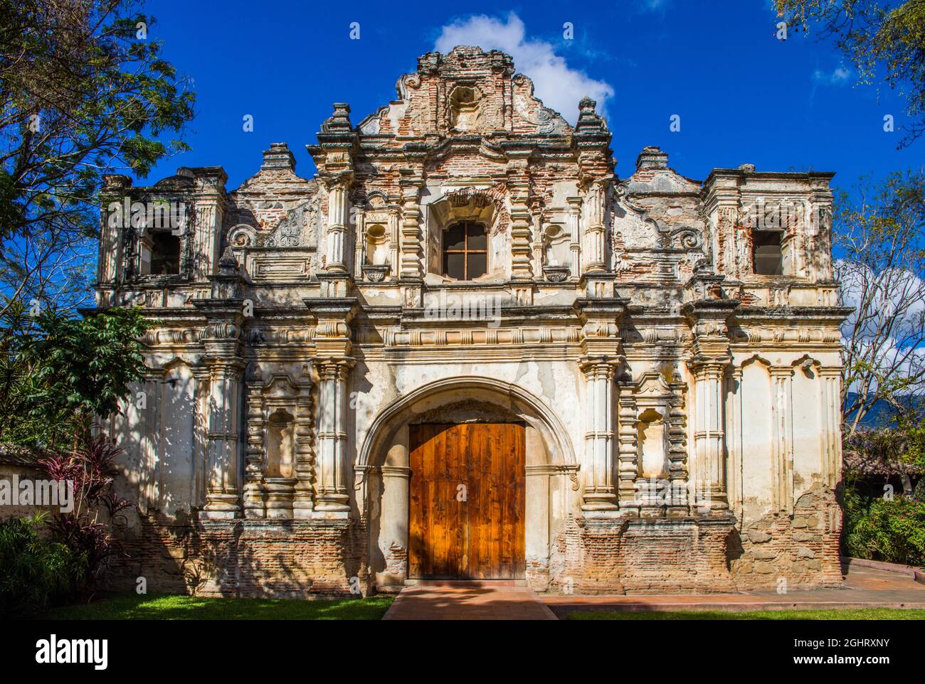 Church of San Jose El Viejo, Antigua, Antigua, Guatemala, destroyed by earthquake Stock Photo